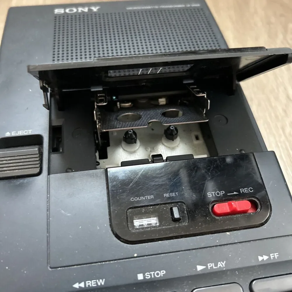 Sony M-2000 Microcassette Transcriber Dictation Tape Recorder Only Untested